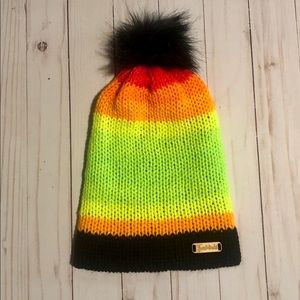 Evil Twin TikTok Beanie With Removable Pom Pom